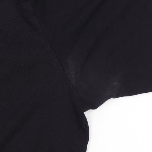 Champion Men’s Black Large Graphic Logo Cotton T-Shirt
