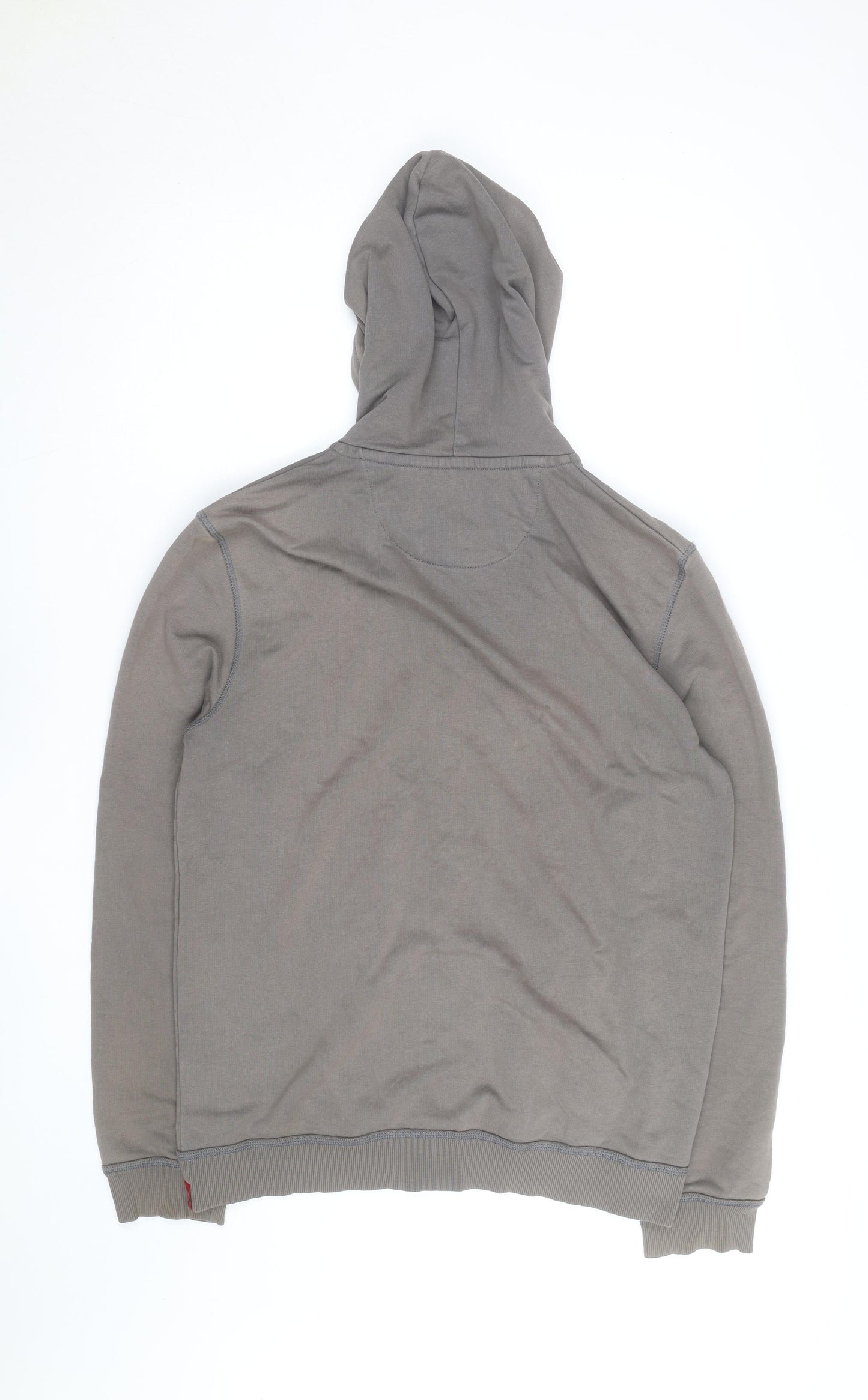 EDC Brand Men's Grey Full Zip Hoodie Size L Regular Fit
