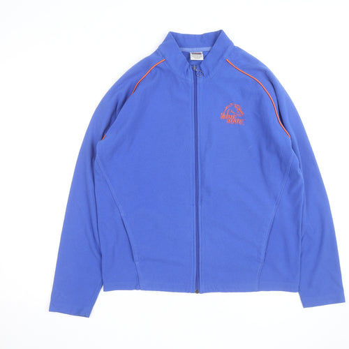 Nike Boys Blue Fleece Track Jacket XL (16) Boise State Team Zip-Up