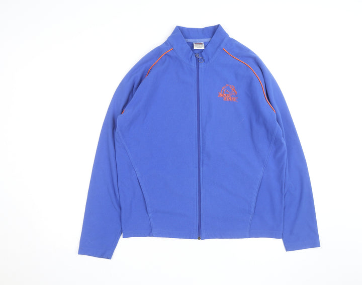 Nike Boys Blue Fleece Track Jacket XL (16) Boise State Team Zip-Up
