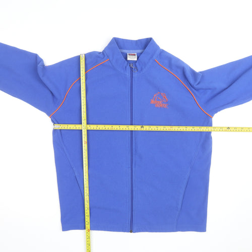 Nike Boys Blue Fleece Track Jacket XL (16) Boise State Team Zip-Up