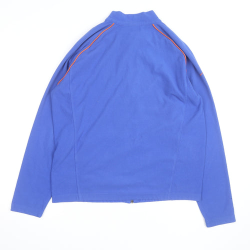 Nike Boys Blue Fleece Track Jacket XL (16) Boise State Team Zip-Up