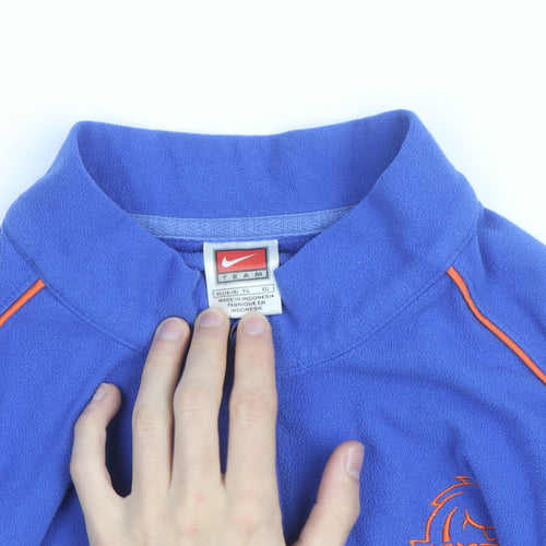 Nike Boys Blue Fleece Track Jacket XL (16) Boise State Team Zip-Up