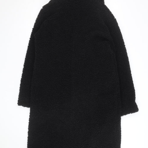 Capsule Outerwear Women's Black Long Teddy Coat Size 10