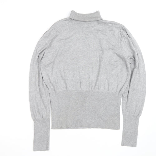 Next Women Grey Roll Neck Long Sleeve Pullover Jumper Size 20
