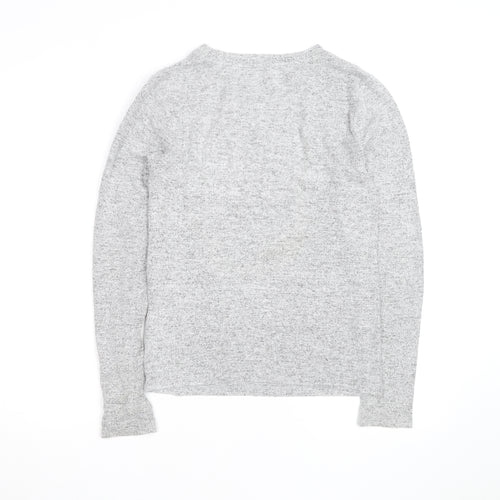 Disney Women’s Grey Mickey Mouse Pullover Jumper Size 10