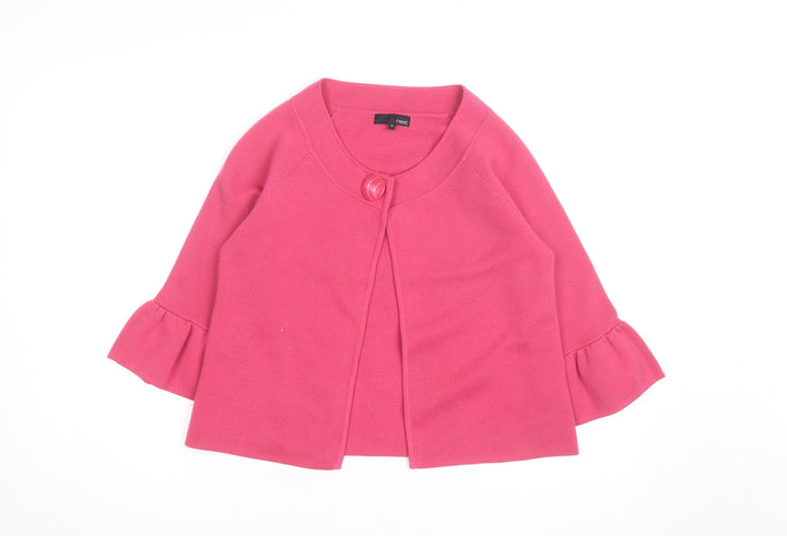 Next Women’s Pink Cardigan Size 12 Flared Sleeve Knitwear