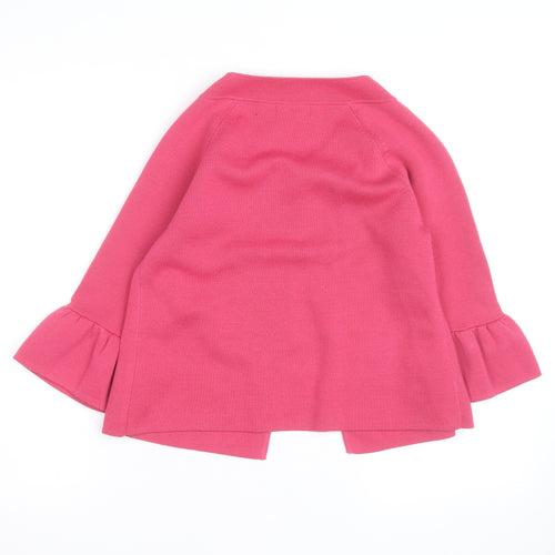Next Women’s Pink Cardigan Size 12 Flared Sleeve Knitwear