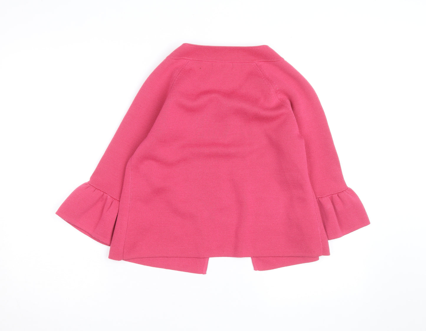 Next Women’s Pink Cardigan Size 12 Flared Sleeve Knitwear
