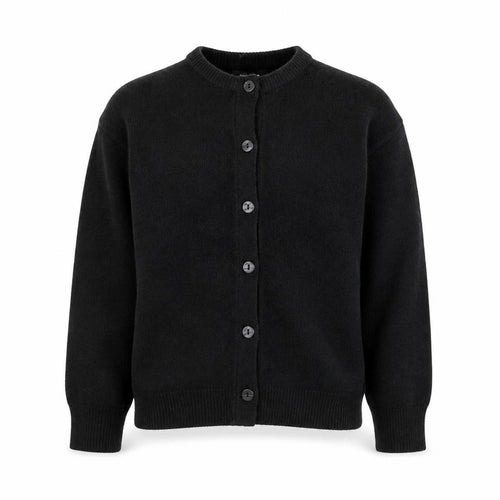 New Look Men’s Black S Button-Up Cardigan Knit Jumper