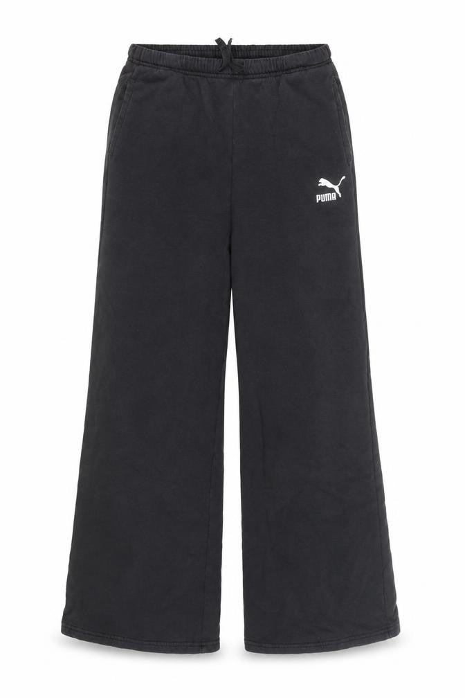 Puma Boys Black Sweatpants 8 Years Regular Fit Fleece Activewear Trousers