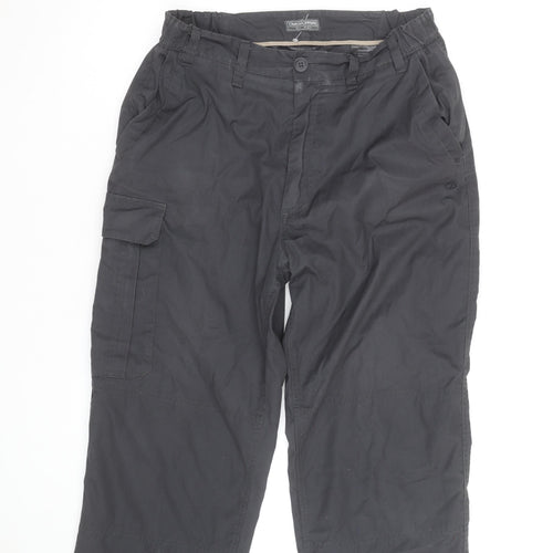 Craghoppers Men's Black Cargo Trousers 2XS Regular Fit Outdoor