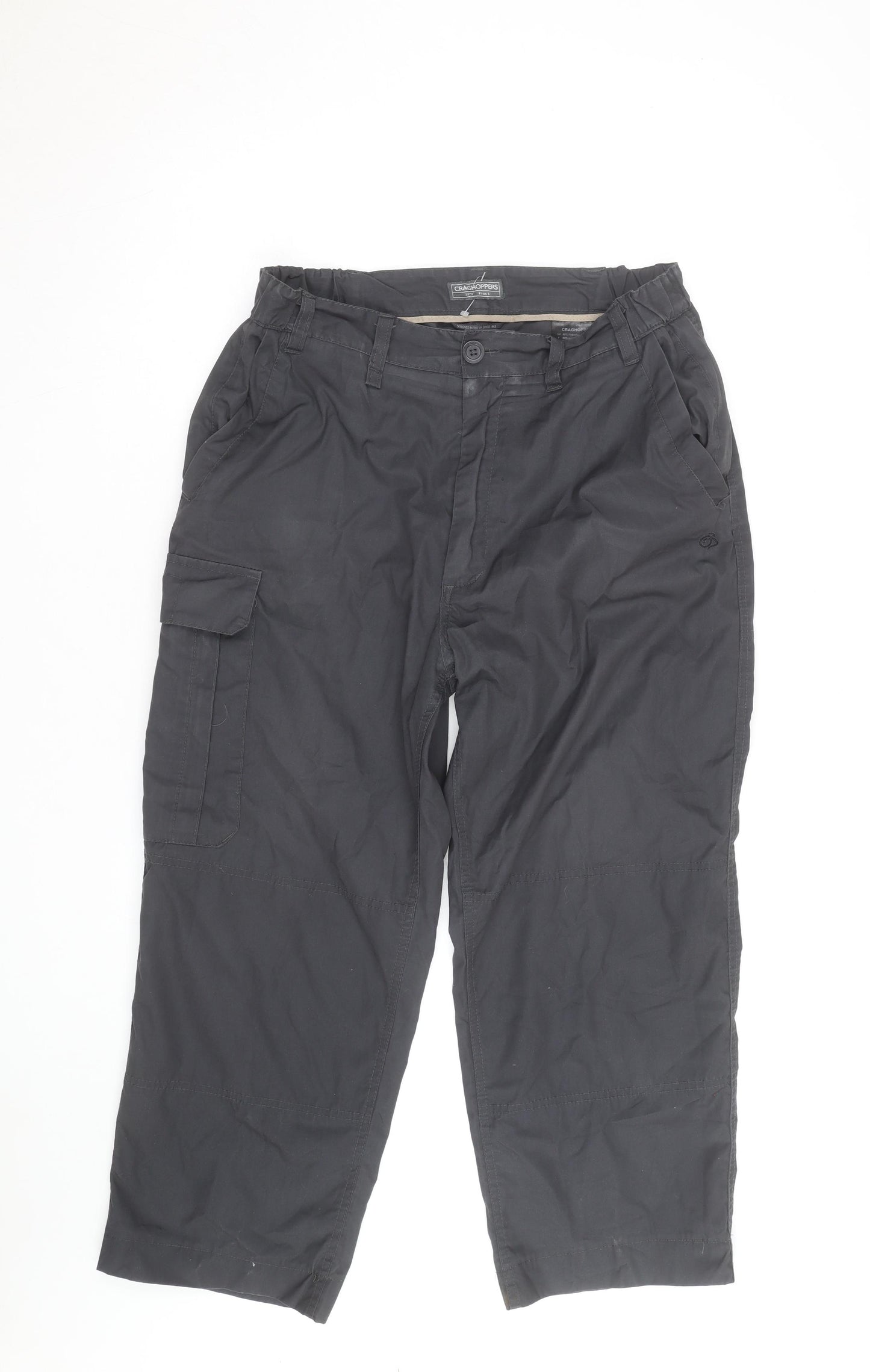 Craghoppers Men's Black Cargo Trousers 2XS Regular Fit Outdoor