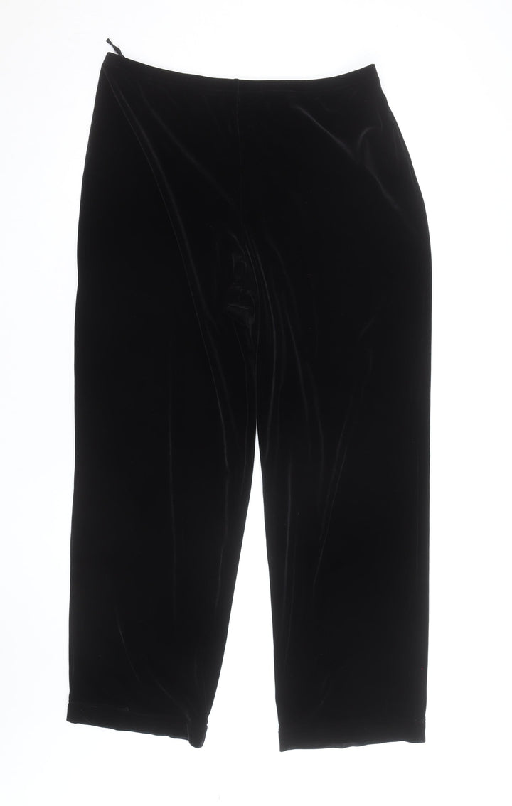 Simone Jeffery Women’s Black Velvet Dress Pants Size 12