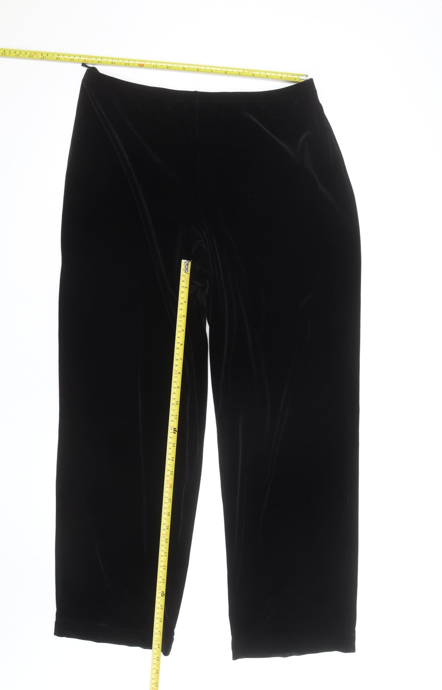 Simone Jeffery Women’s Black Velvet Dress Pants Size 12