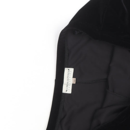 Simone Jeffery Women’s Black Velvet Dress Pants Size 12