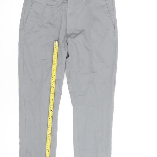 Marks and Spencer Autograph Men’s Grey Slim Fit Chino Trousers 30/29