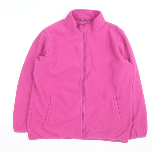Hi Gear Women's Pink Full Zip Fleece Jacket Size 22