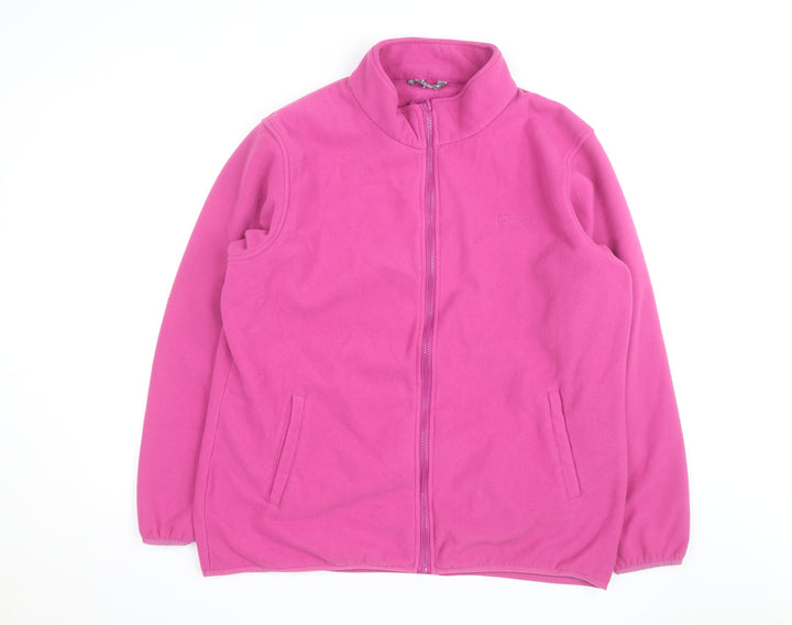 Hi Gear Women's Pink Full Zip Fleece Jacket Size 22