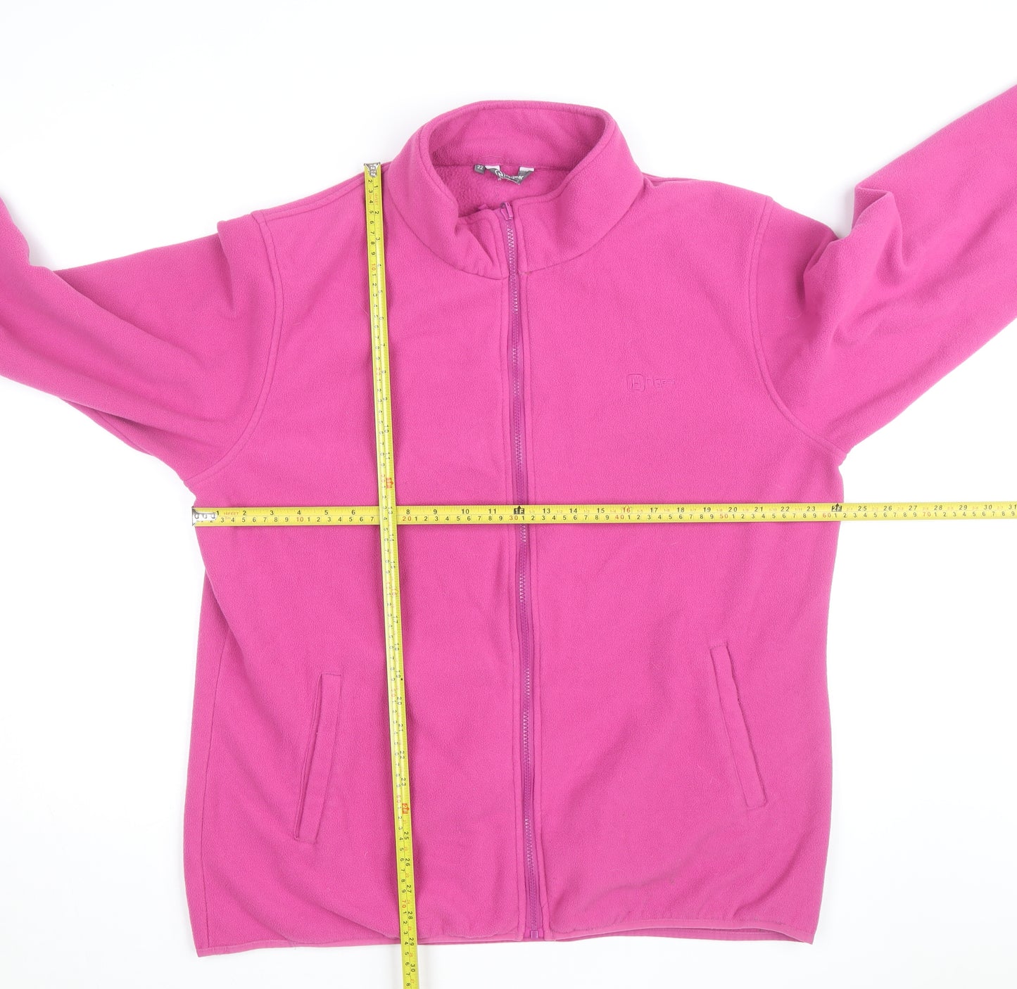 Hi Gear Women's Pink Full Zip Fleece Jacket Size 22