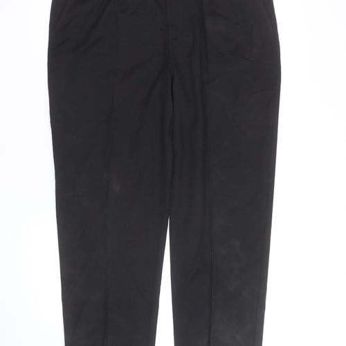 Marks and Spencer Men's Black Regular Fit Dress Pants 31W 31L