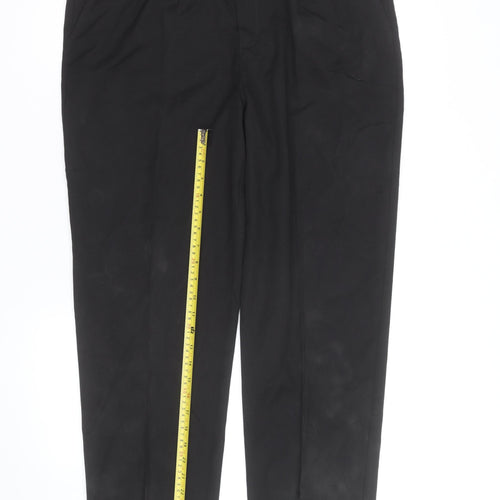 Marks and Spencer Men's Black Regular Fit Dress Pants 31W 31L