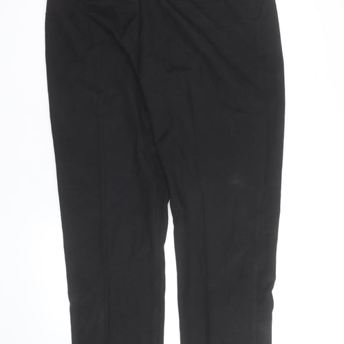 Marks and Spencer Men's Black Regular Fit Dress Pants 31W 31L