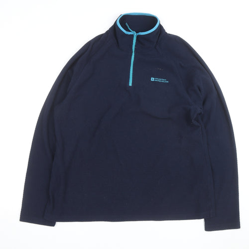 Mountain Warehouse Women’s Navy 1/4 Zip Fleece Sweatshirt UK 20