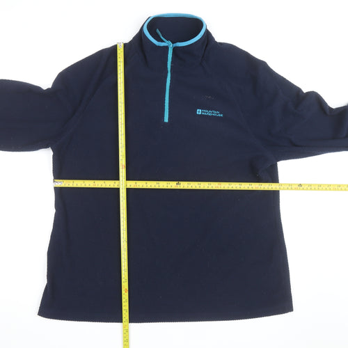Mountain Warehouse Women’s Navy 1/4 Zip Fleece Sweatshirt UK 20