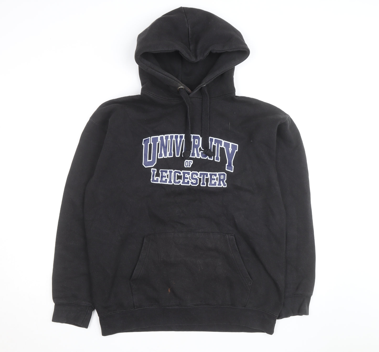 University of Leicester Men's Black L Pullover Hoodie