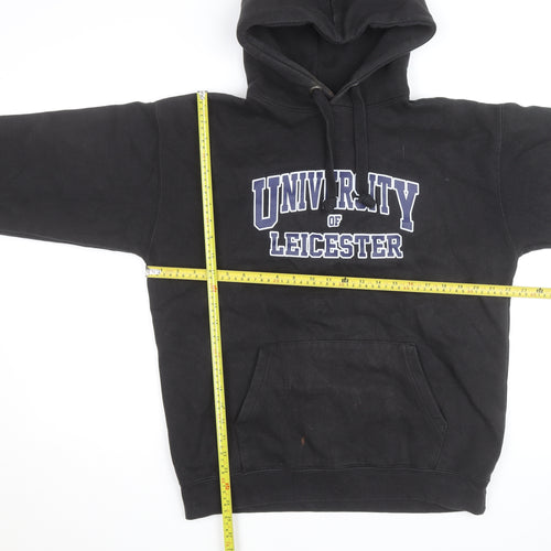 University of Leicester Men's Black L Pullover Hoodie
