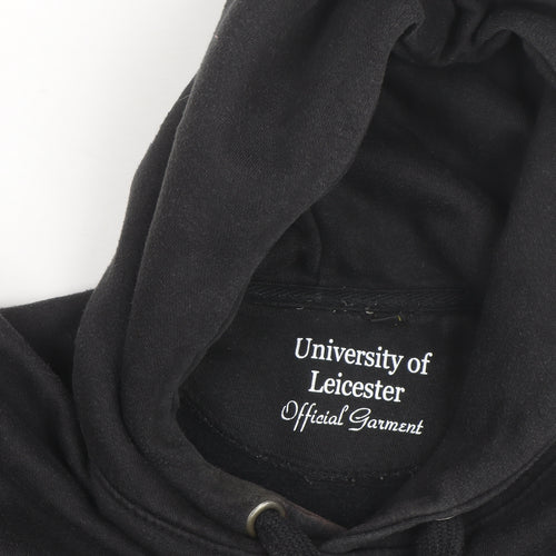 University of Leicester Men's Black L Pullover Hoodie