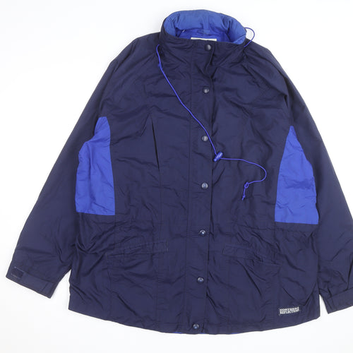 Cottage Essentials Men’s Blue XL Windbreaker Nylon Hooded Jacket