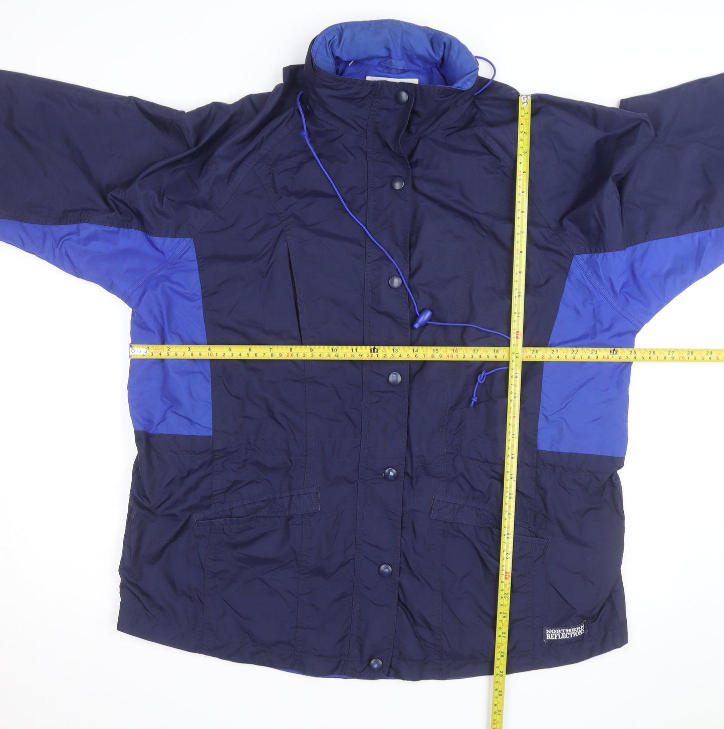 Cottage Essentials Men’s Blue XL Windbreaker Nylon Hooded Jacket
