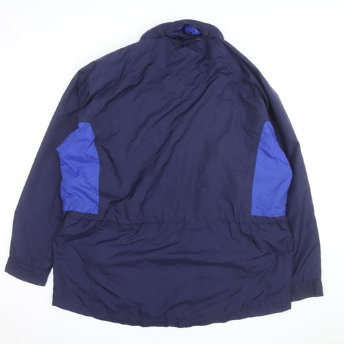 Cottage Essentials Men’s Blue XL Windbreaker Nylon Hooded Jacket