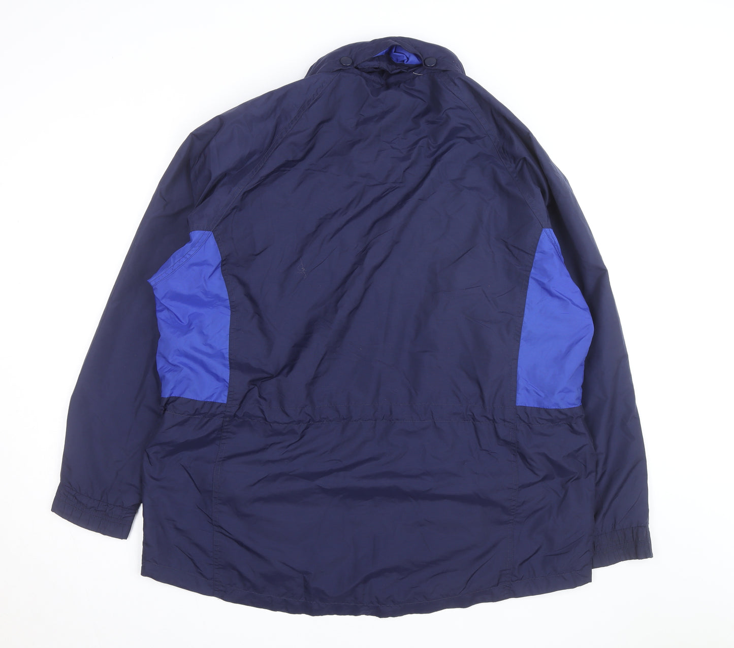 Cottage Essentials Men’s Blue XL Windbreaker Nylon Hooded Jacket