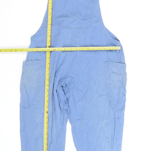 Lucy & Yak Organic Cotton Blue Relaxed Fit Men's Dungarees M