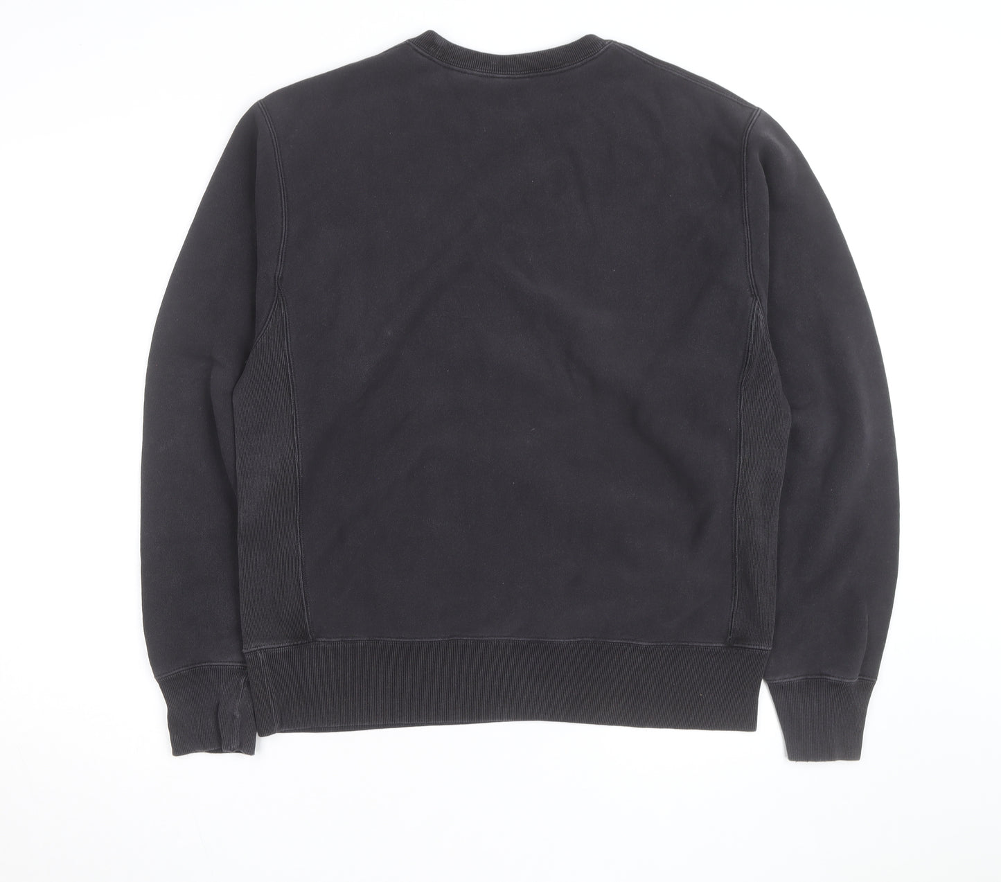 Champion Men's Black Medium Crew Neck Pullover Sweatshirt