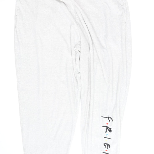 Friends Womens Ivory XL Jogger Lounge Trousers