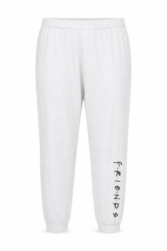 Friends Womens Ivory XL Jogger Lounge Trousers