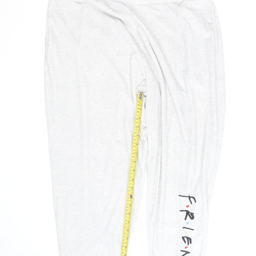 Friends Womens Ivory XL Jogger Lounge Trousers