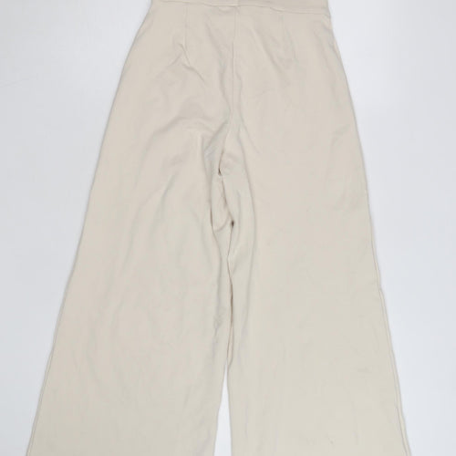 Marks and Spencer Women’s Beige Wide-Leg Trousers Size 6