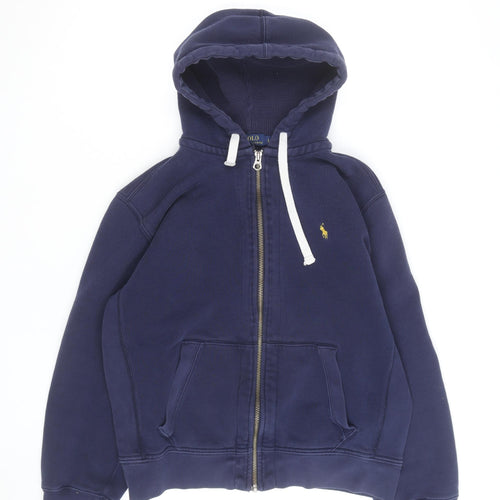 Polo Ralph Lauren Men’s Blue Full Zip Hoodie Sweatshirt L