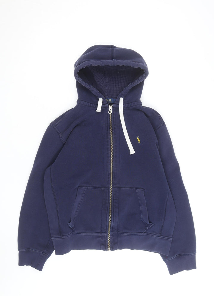 Polo Ralph Lauren Men’s Blue Full Zip Hoodie Sweatshirt L