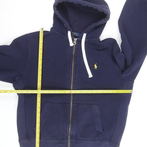 Polo Ralph Lauren Men’s Blue Full Zip Hoodie Sweatshirt L