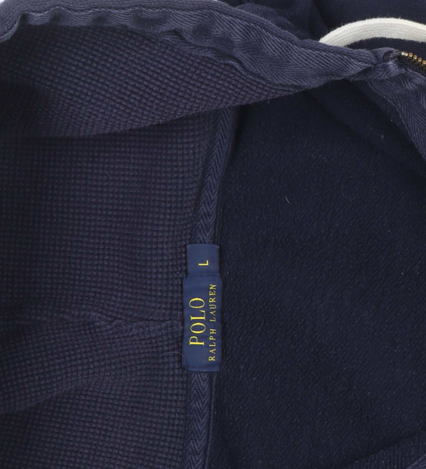 Polo Ralph Lauren Men’s Blue Full Zip Hoodie Sweatshirt L