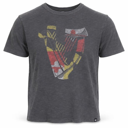 47 Brand Men’s Grey Guinness Graphic Print T-Shirt Size M Regular Fit
