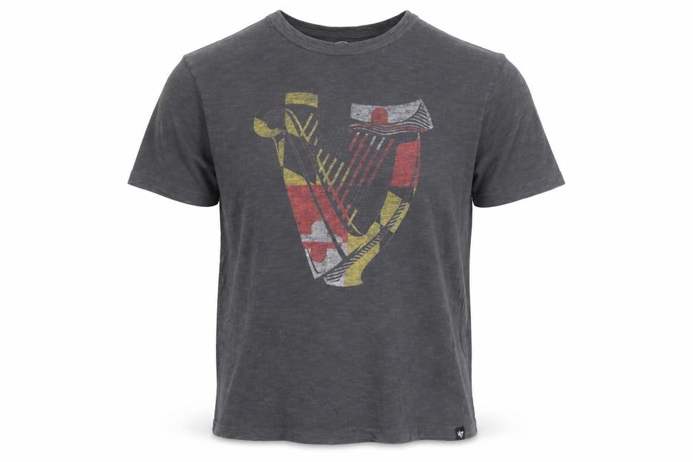 47 Brand Men’s Grey Guinness Graphic Print T-Shirt Size M Regular Fit
