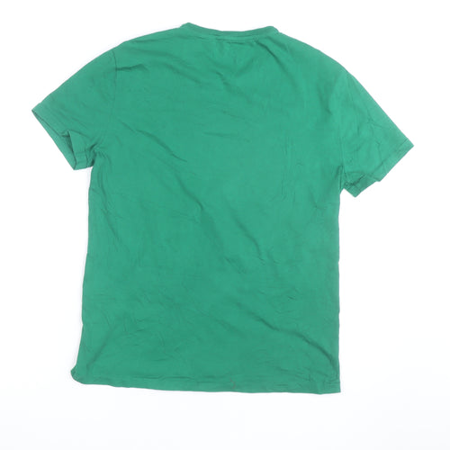 Ralph Lauren Men’s Green Slim Fit Cotton Crew Neck T-Shirt L