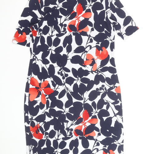 Marks and Spencer Women’s Multicoloured Floral Shift Dress Size 14